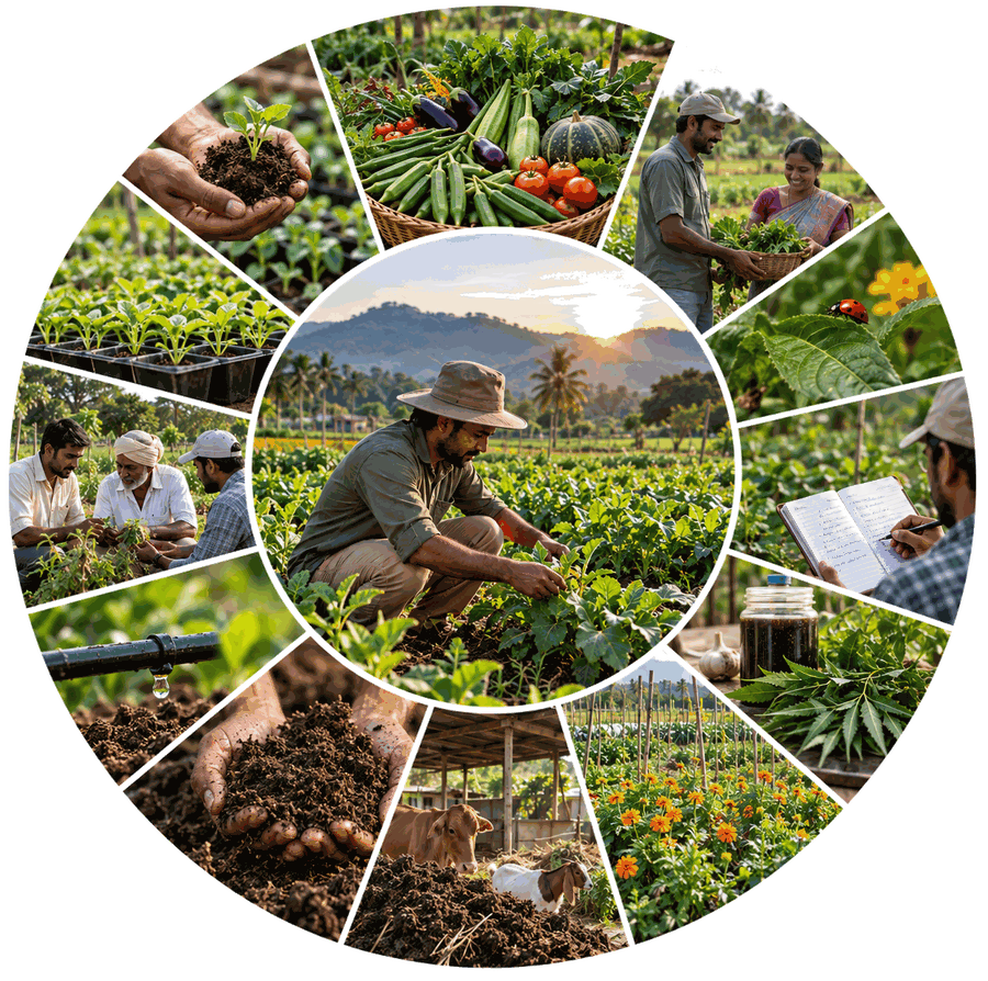 Small fields at Bhumiadhara, farmed with close attention