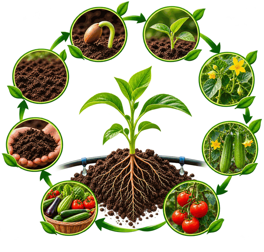 Bhumiadhara soil up close — healthy earth from our fields
